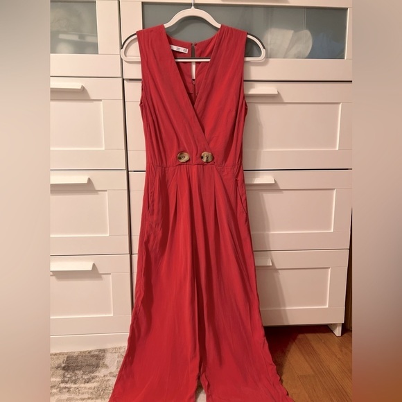 Mango V Neck Jumpsuit - Picture 3 of 6